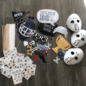 Hockey theme party set- birthday, party, playoffs
